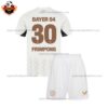 Bayern Leverkusen Away Kid Replica Football Kit 2024-25 FRIMPONG 30 Printed