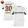 Bayern Leverkusen Away Men Replica Football Shirt 2024-25 FRIMPONG 30 Printed