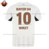 Bayern Leverkusen Away Men Replica Football Shirt 2024-25 WIRTZ 10 Printed