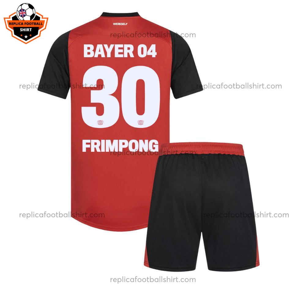 Bayern Leverkusen Home Kid Replica Football Kit 2024-25 FRIMPONG 30 Printed