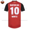 Bayern Leverkusen Home Men Replica Football Shirt 2024-25 WIRTZ 10 Printed