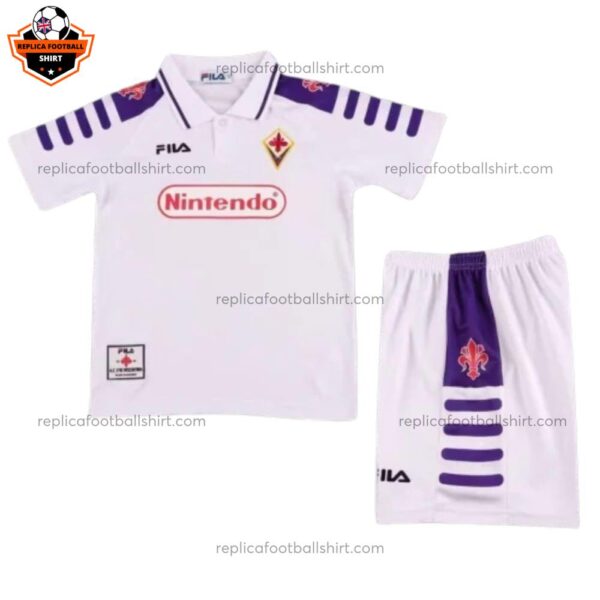 Retro ACF Fiorentina Away Kid Replica Football Kit 1998-99