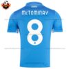 SSC Napoli Home Adult Replica Football Shirt 2024-25 MC TOMINAY 8 Printed