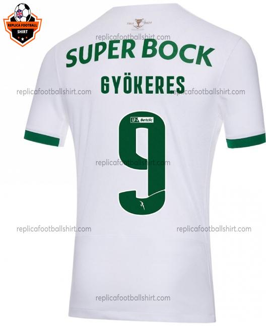 Sporting CP Away Adult Replica Football Shirt 2024-25 GYÖKERES 9 Printed