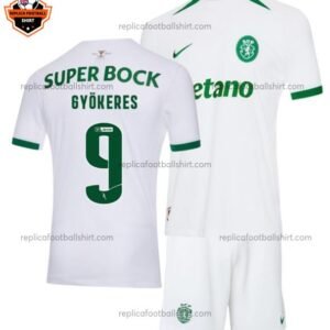 Sporting CP Away Kid Replica Football Kit 2024-25 GYÖKERES 9 Printed