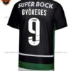 Sporting CP Home Adult Replica Football Shirt 2024-25 GYÖKERES 9 Printed