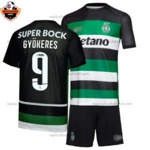 Sporting CP Home Kid Replica Football Kit 2024/25 GYÖKERES 9 Printed
