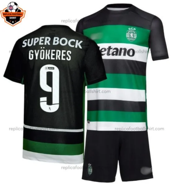 Sporting CP Home Kid Replica Football Kit 2024/25 GYÖKERES 9 Printed