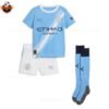Manchester City Home For Men and Kid Replica Football Kit 2025-26 frontview