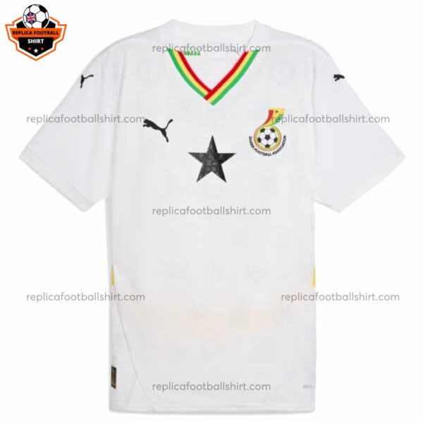 Ghana Home Men Replica Football Shirt 2025/26 - Front View