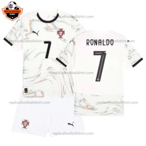 Portugal Away Kid Replica Football Kit 2025/26 RONALDO 7 Printed - overview