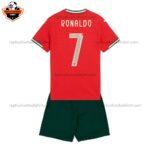 Portugal Home For Men and Kid Replica Football Kit 2025 RONALDO 7 Printed