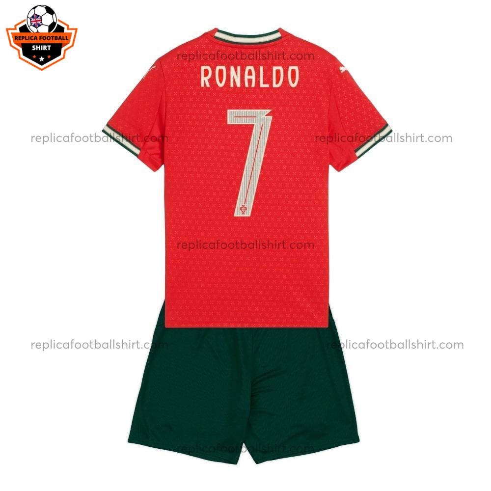 Portugal Home for Men and Kid Replica Football Kit 2025/26 RONALDO 7 Printed - Backview