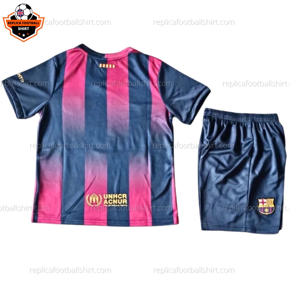 Barcelona Home Kid Replica Kit 2025/26 - Back View