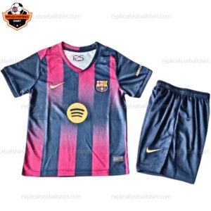 Barcelona Home Kid Replica Kit 2025/26 - Front View