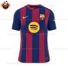 Barcelona Home Replica Football Shirt 2025/26 - Front View