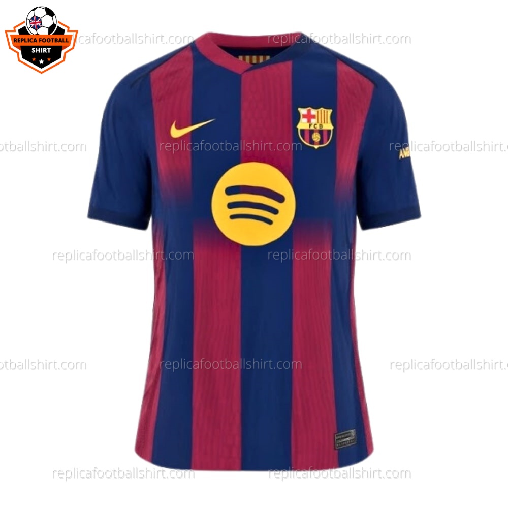 Barcelona Home Replica Football Shirt 2025/26 - Front View