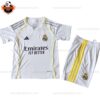 Real Madrid Home Kid Replica Kit 25/26 - Front View