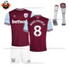 rfs_West Ham Ward-Prowse 8 Home 2425 Kid Football Kit_Front