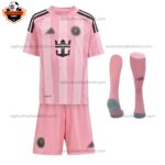 Inter Miami and Al Nassr FC 2025/26 Gift Bundle – Home Fan-Version Kids Football Kits (With Socks)