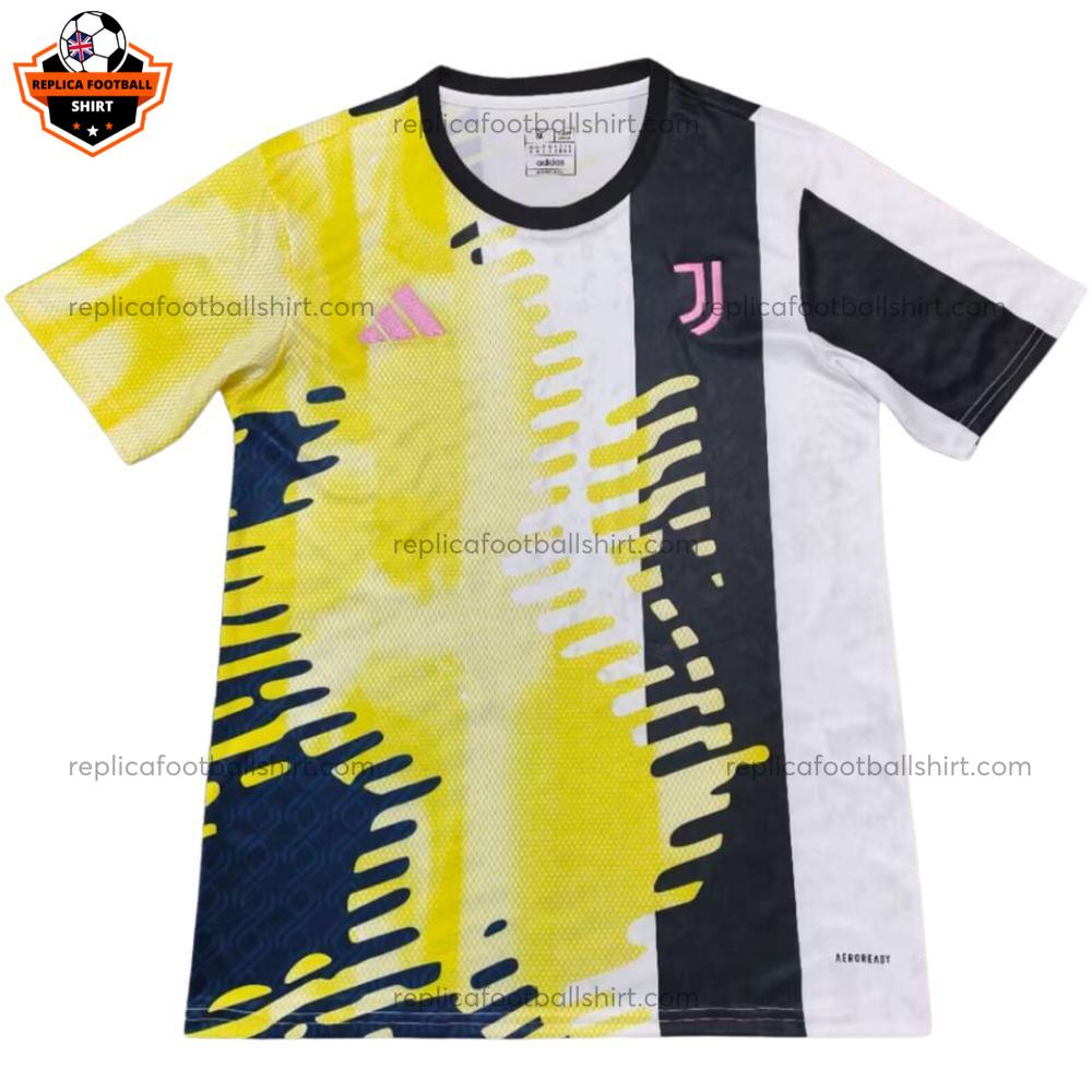 Juventus Pre Match Men Replica Football Shirt 2024/25 - Front View