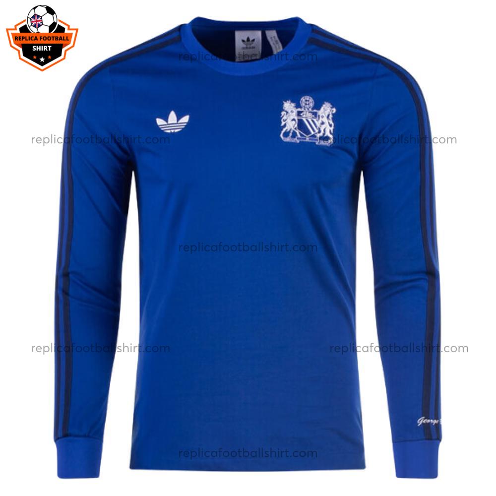 Manchester United X George Men Replica Football Shirt Long Sleeve - Front View