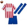 Atletico Madrid Home Kid Replica Football Kit 2025-26 backview