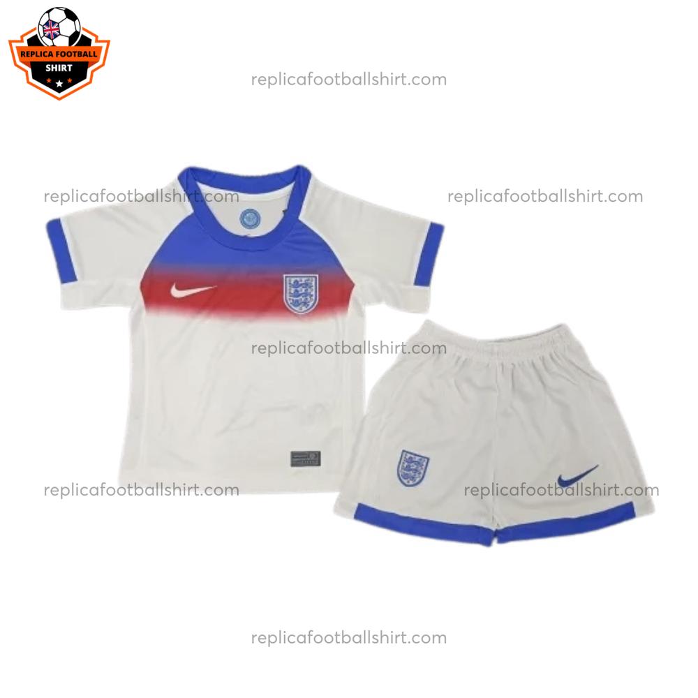 England Home Kid Replica Football Kit 2025/26 - Front View