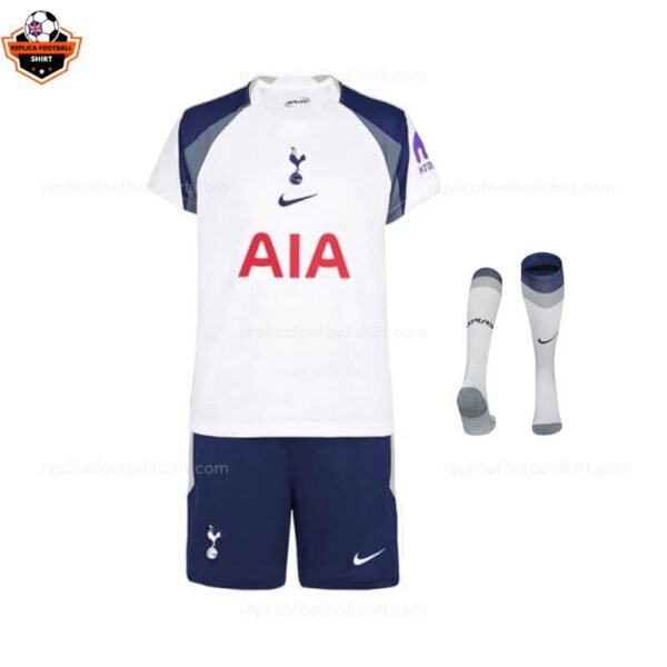 Tottenham Hotspur Home Kid Replica Football Kit 2025-26