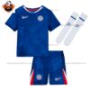 Chelsea Home Kid Replica Football Kit 2025/26 Front View