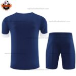 Portugal Navy Blue Pre Match Kid Replica Football Kit 2025