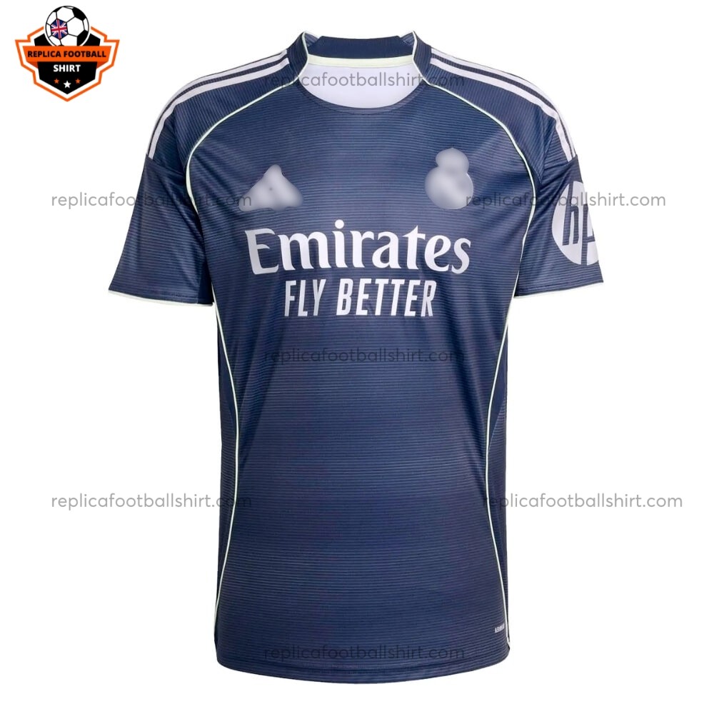 Real Madrid Away Men Replica Football Shirt 2025/26 Front View