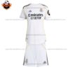 Real Madrid Home Kid Replica Football Kit 2025/26 Front View