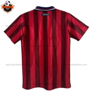 Retro England Away Replica Football Shirt 1998 Back View