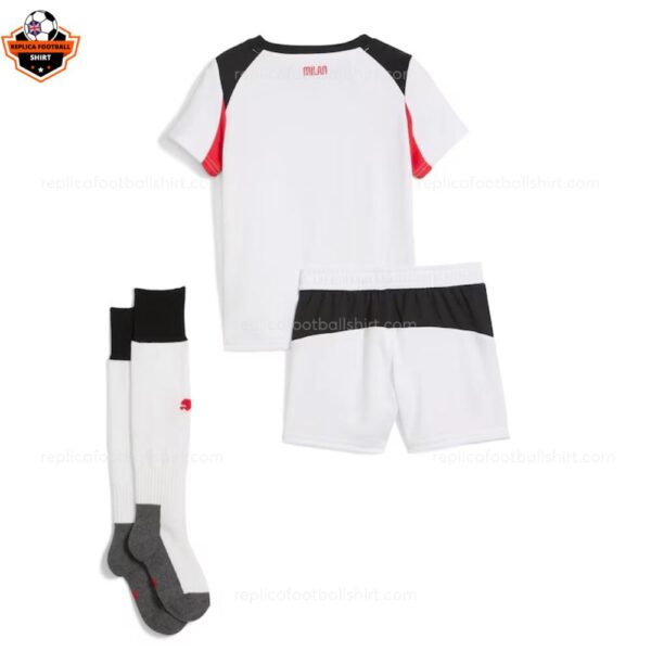 AC Milan Away Kid Replica Football Kit 2025-26 Backview