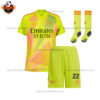 Arsenal Goalkeeper Kid Replica Football Kit 2024/25 RAYA 22 - Front View