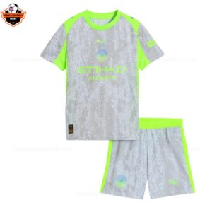 Manchester City Third Kid Replica Football Kit 2025-26