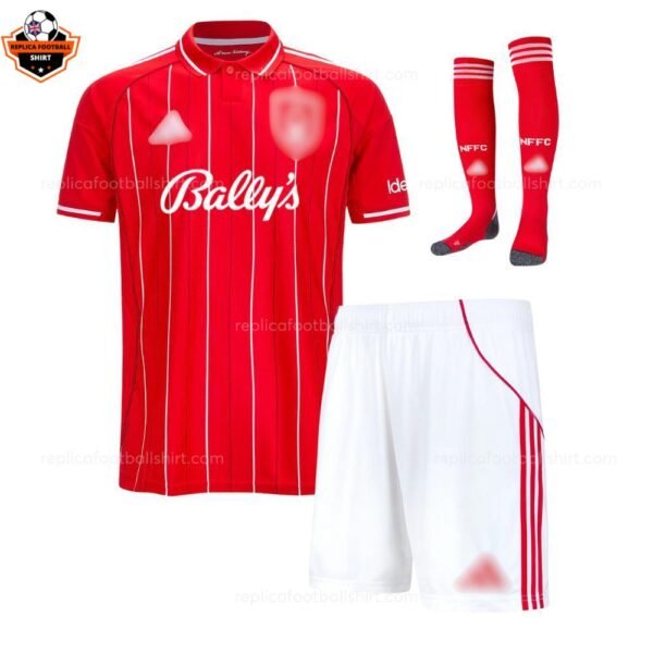 Nottingham Forest Home Kid Replica Football Kit 2025-26