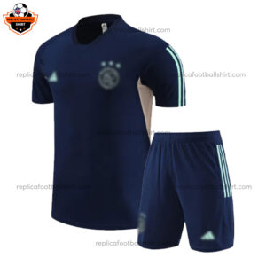 Ajax Black Training Kid Replica Football Kit 2023/24 - Front view