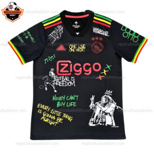 Ajax Bob Marley Limited Edition Men Replica Football Shirt 2021/22 - Front View