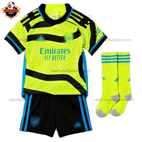 Arsenal Away Kid Replica Football Kit 2023/24 - Front View