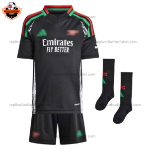 Arsenal Away Kid Replica Football Kit 2024/25 - Front View