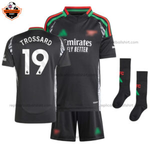 Arsenal Away Kid Replica Football Kit 2024/25 TROSSARD 19 - Over View