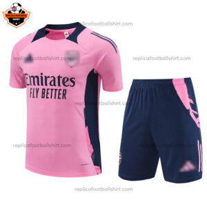Arsenal Pink Training Kid Replica Football Kit 2024/25 - Front View