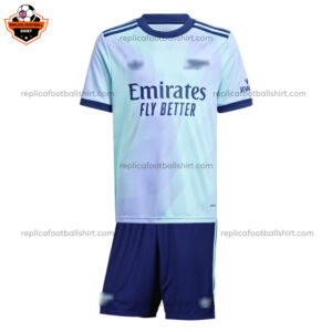 Arsenal Third Kid Replica Football Kit 2024/25 - Front View No Socks