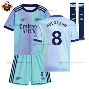 Arsenal Third Kid Replica Football Kit 2024/25 ØDEGAARD 8 - Over View