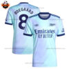 Arsenal Third Men Replica Football Shirt 2024 ØDEGAARD 8 - Over View