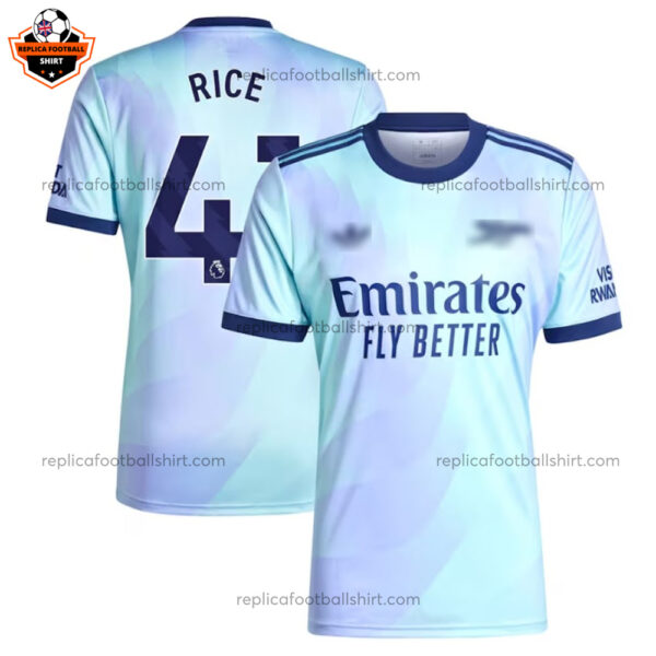 Arsenal Third Men Replica Football Shirt 2024 RICE 41 - Over View