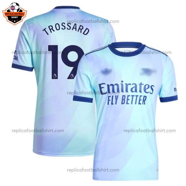 Arsenal Third Men Replica Football Shirt 2024 TROSSARD 19 - Over View
