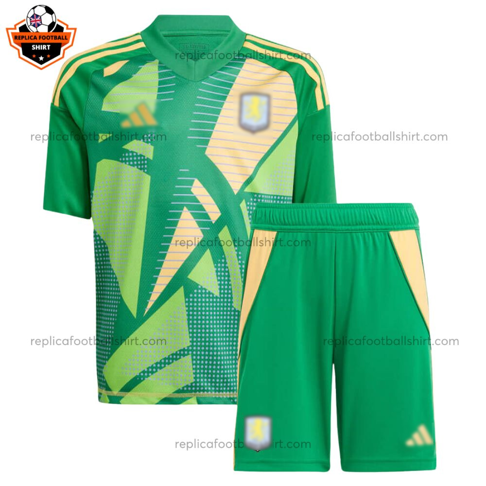 Aston Villa Goalkeeper Kid Replica Kit 2024/25 - Front View